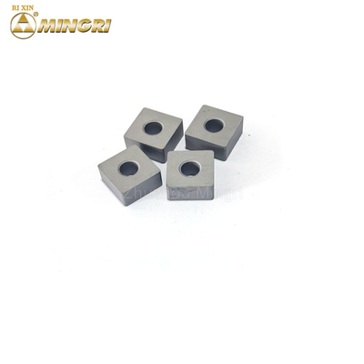 কঠোরতা 12.7*12.7*6.5mm চিয়ান সিও মেশিন টংস্টেন কার্বাইড সন্নিবেশ / টংস্টেন কার্বাইড পাথর কাটার জন্য টিপস