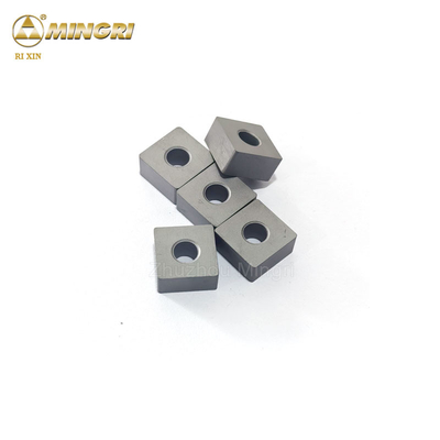 কঠোরতা 12.7*12.7*6.5mm চিয়ান সিও মেশিন টংস্টেন কার্বাইড সন্নিবেশ / টংস্টেন কার্বাইড পাথর কাটার জন্য টিপস