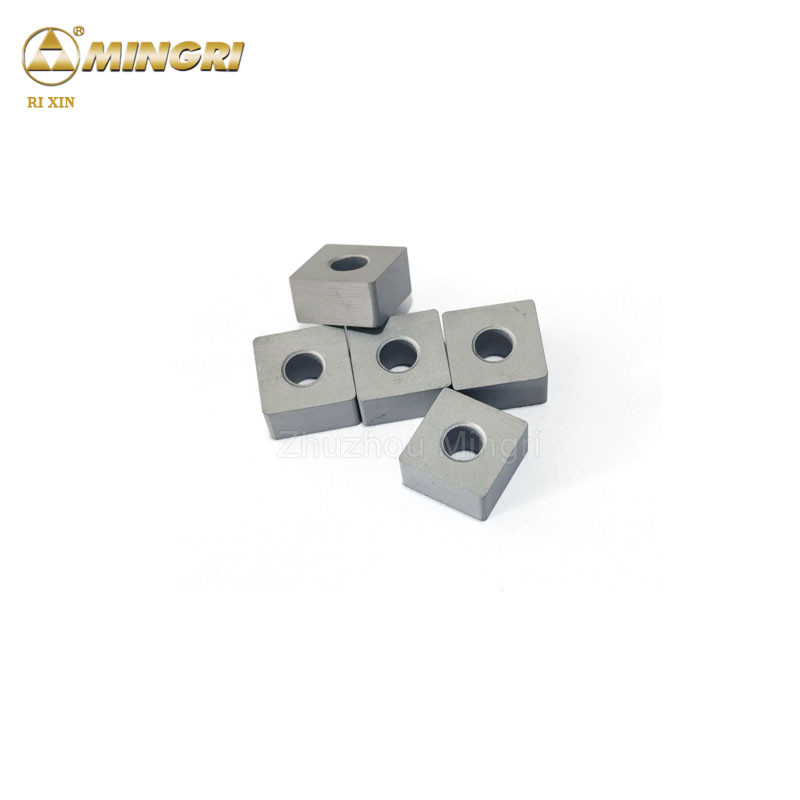 কঠোরতা 12.7*12.7*6.5mm চিয়ান সিও মেশিন টংস্টেন কার্বাইড সন্নিবেশ / টংস্টেন কার্বাইড পাথর কাটার জন্য টিপস