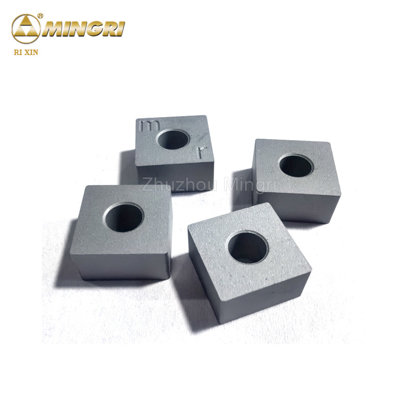 12.7x12.7x6.5 টংস্টেন কার্বাইড ইনসার্টস এইচআরএ 85-90.5 স্টোন কাটার মেশিনের জন্য চেইন সায়ের উপর ম্যানুফ্যাকচারড